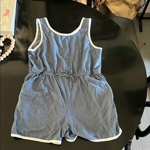 Kids Blue Sleeveless Romper